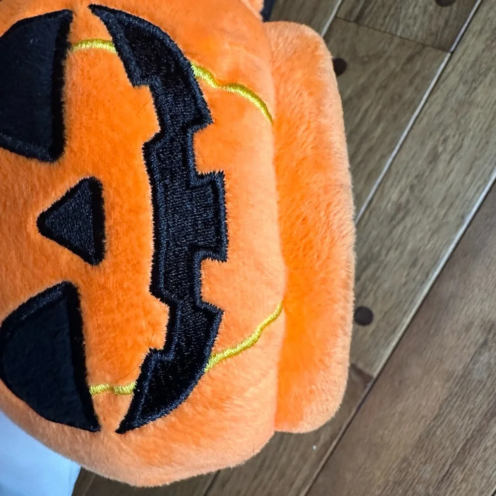 Slippers Jack’o Lantern Pumking Orange size L / XL - Picture 9 of 9